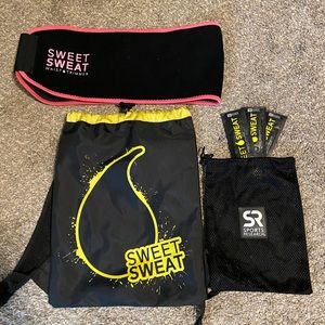 Sweet Sweat Waist Trimmer and Workout Bag